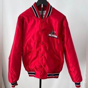 Vintage University of Arizona Wildcats Red Satin Jacket